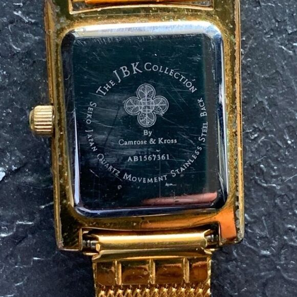 Camrose & Kross Seiko Movement JBK Collection Watch, in Gold and Cream, Signed - Picture 5 of 6